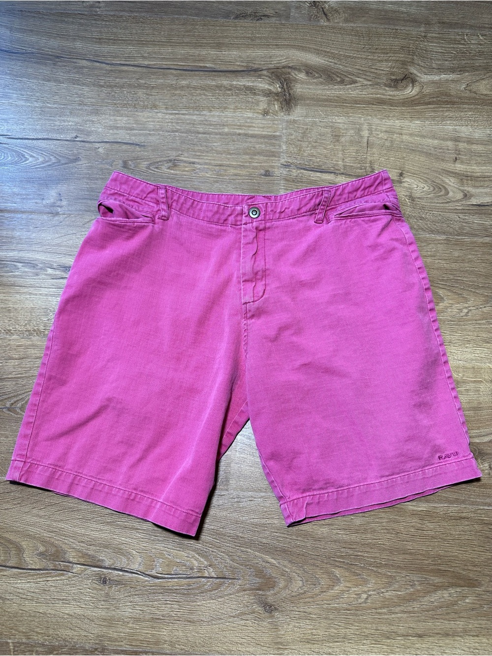 Kavu 100% Cotton Pink Bermuda Shorts Size 12